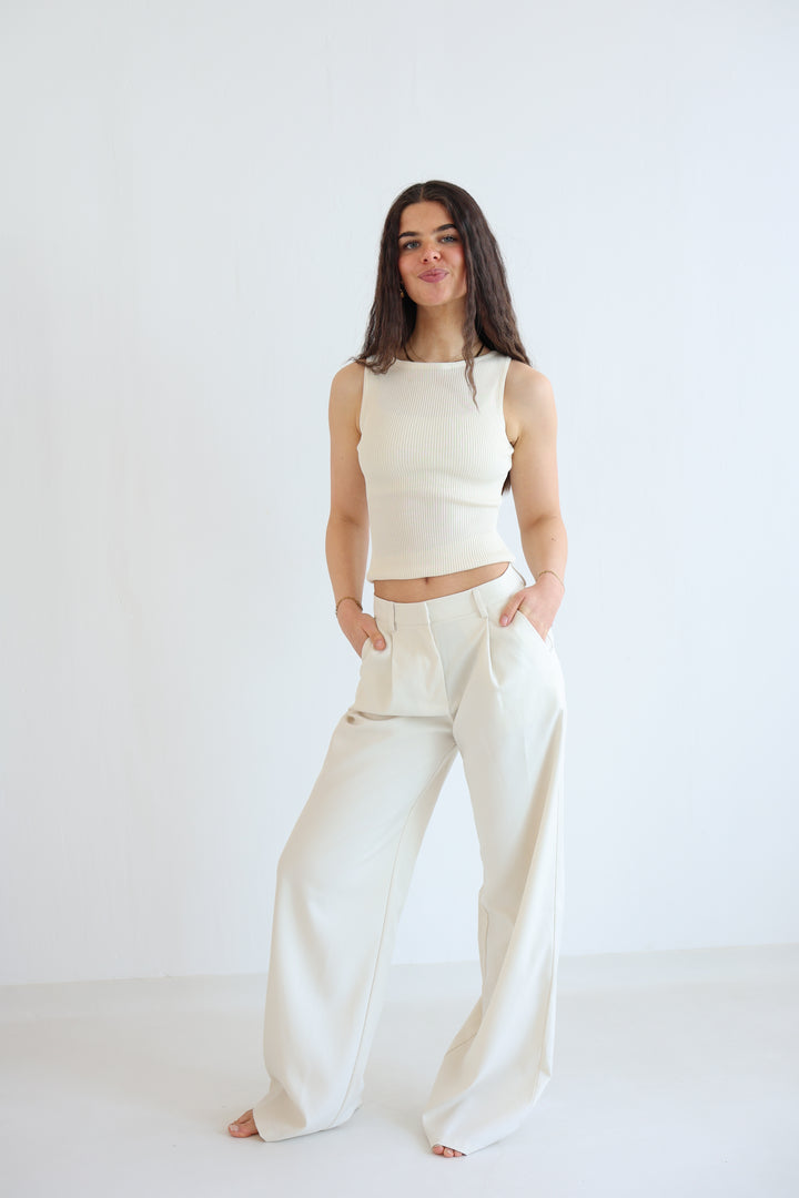 Bundfaltenhose Casual Look