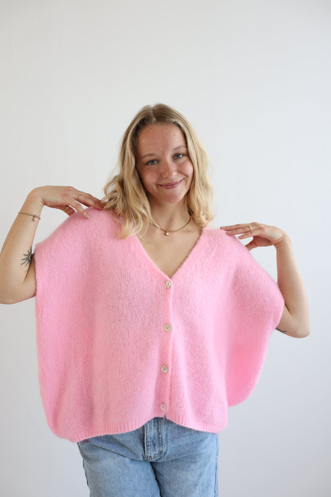 Lockere Pullunder-Weste Gina