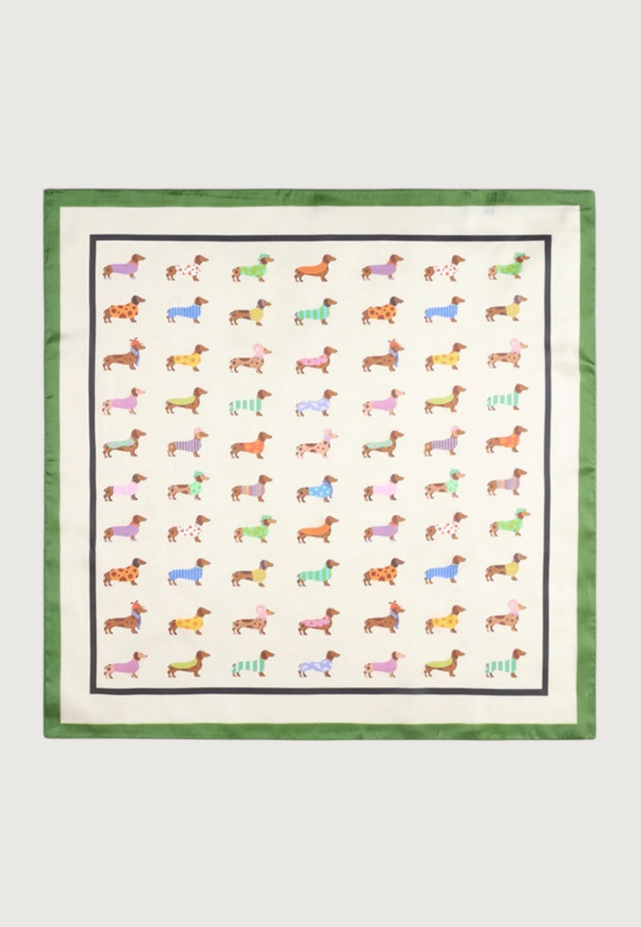 Dachshund Garden Bandana