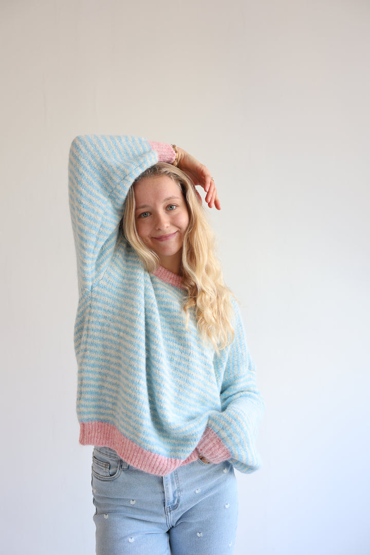 Gestreifter Pullover Moodline Knit