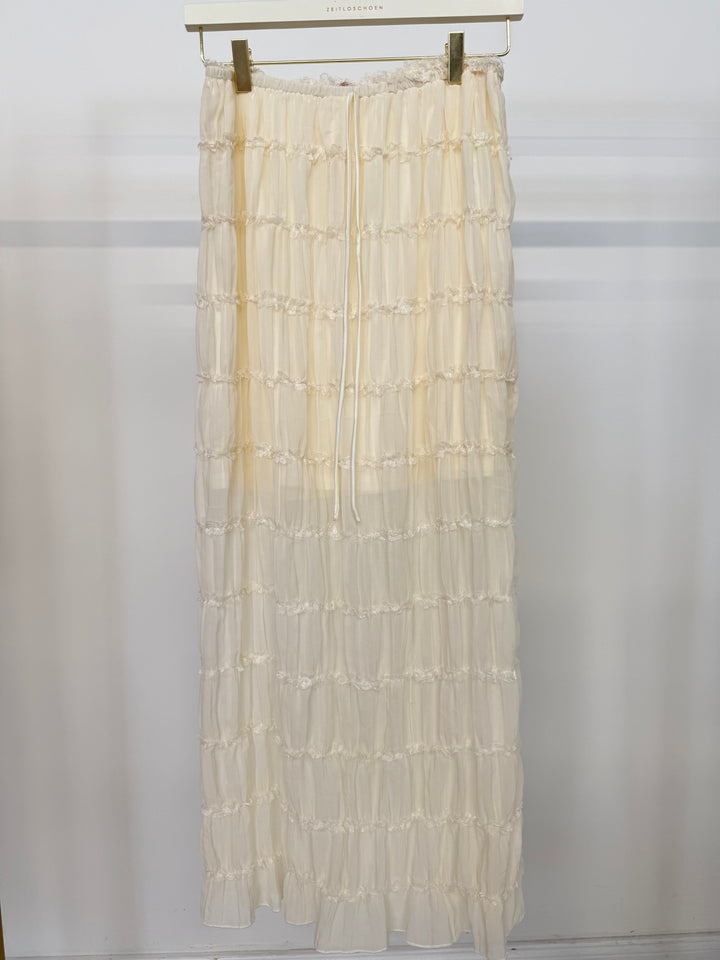 SUNLIT RUFFLE ROCK CREME GR.S/M (B-WARE)