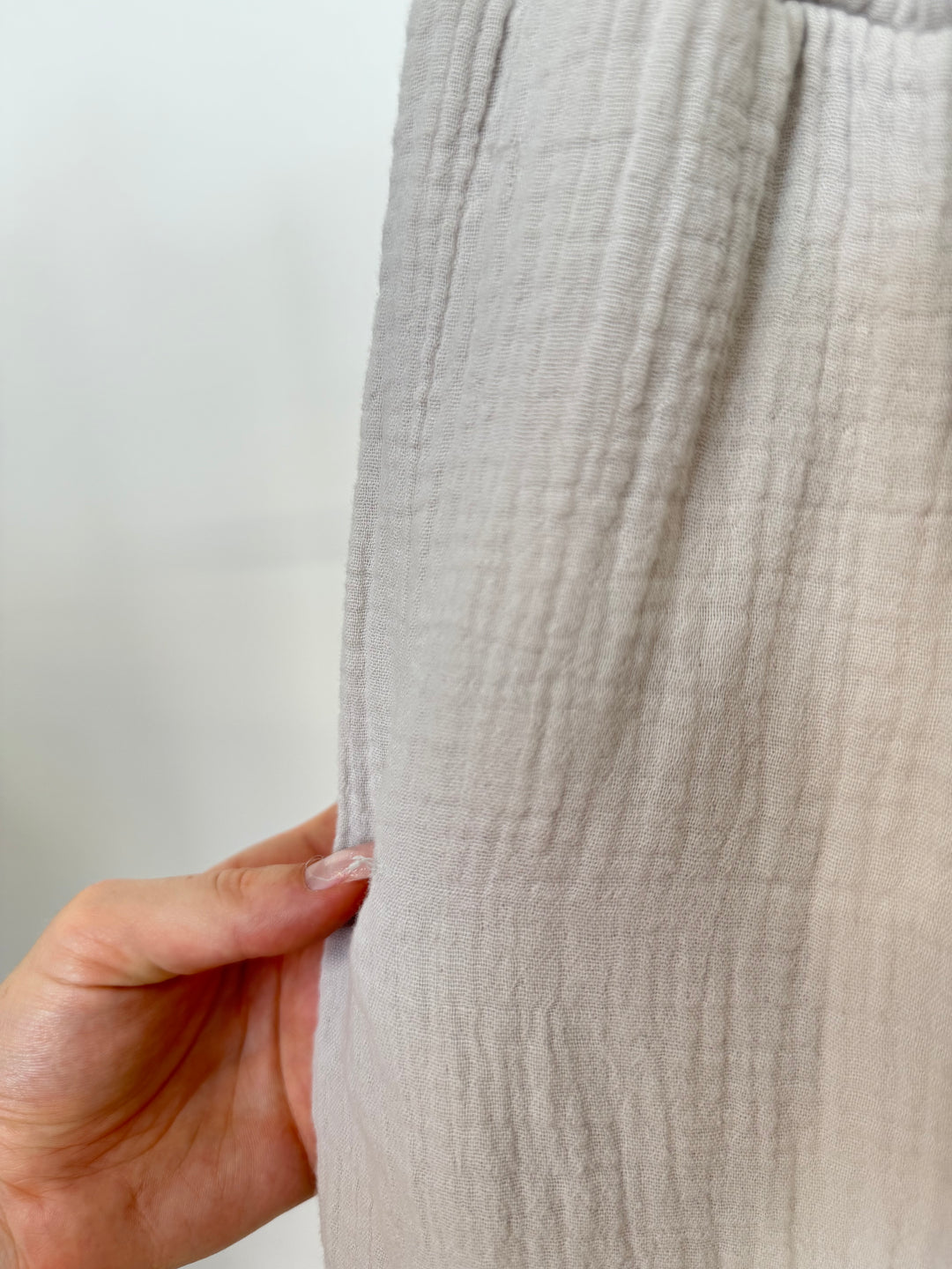 CASUAL MUSSELIN PANTS PETIT BEIGE (B-WARE)
