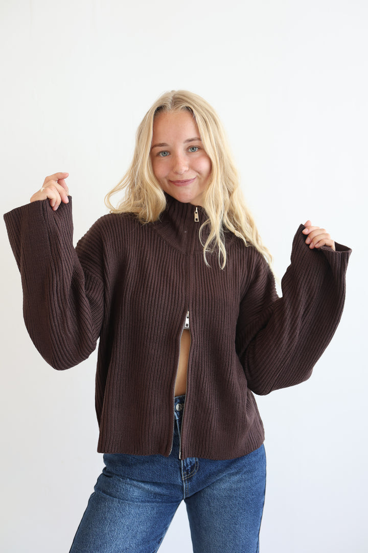 Softline Zip Cardigan