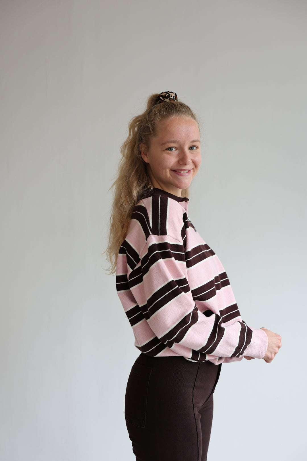 Long Polo Blossom Stripes