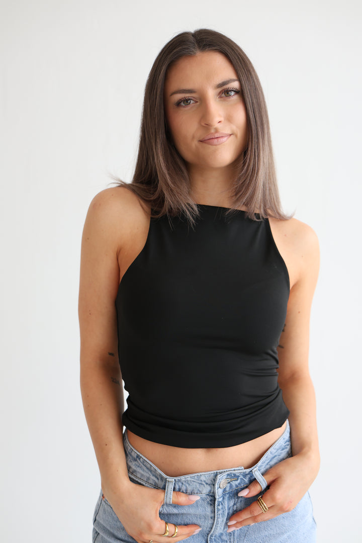 Top mit Spaghettiträgern Fenja