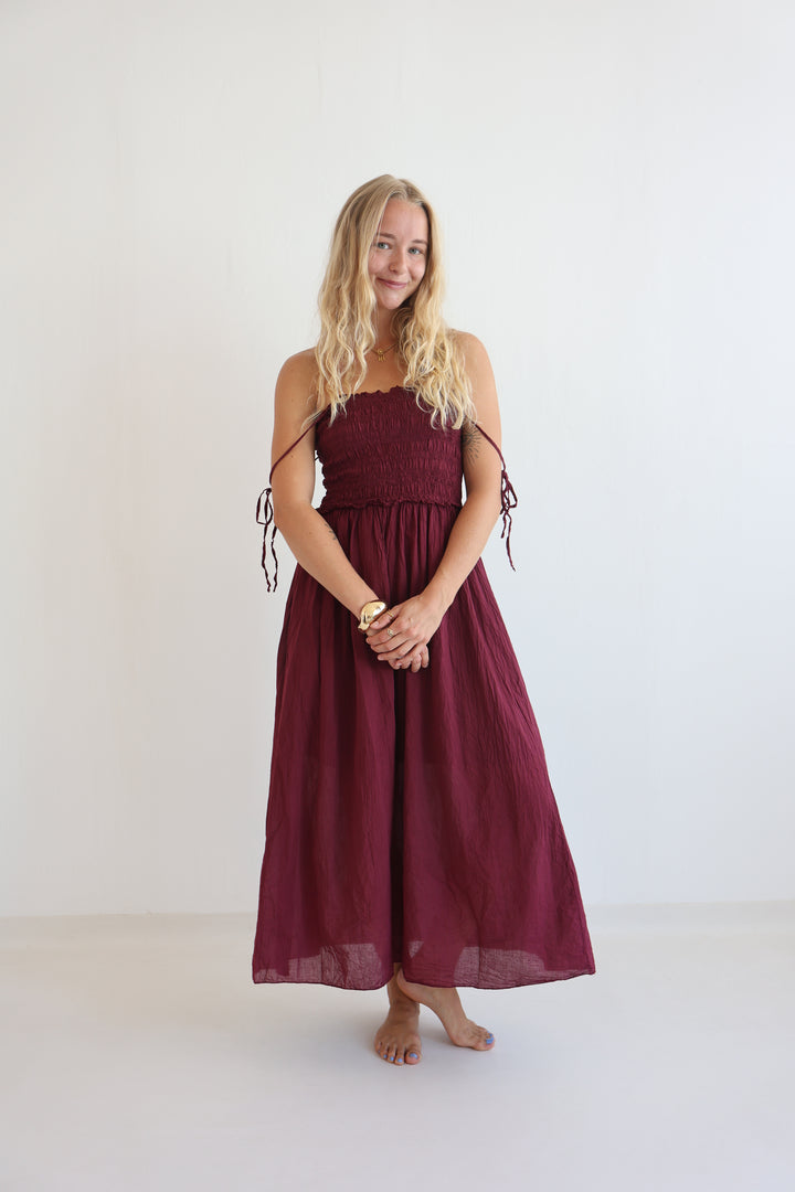 Soft Horizon Cotton Dress
