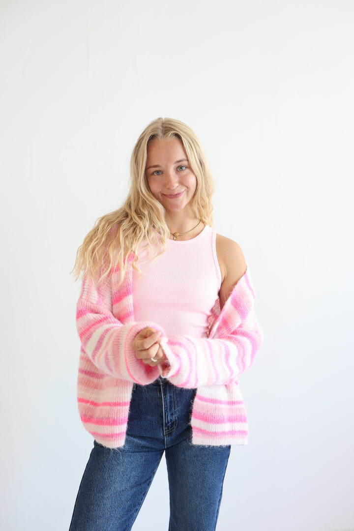 Cotton Candy Cardigan