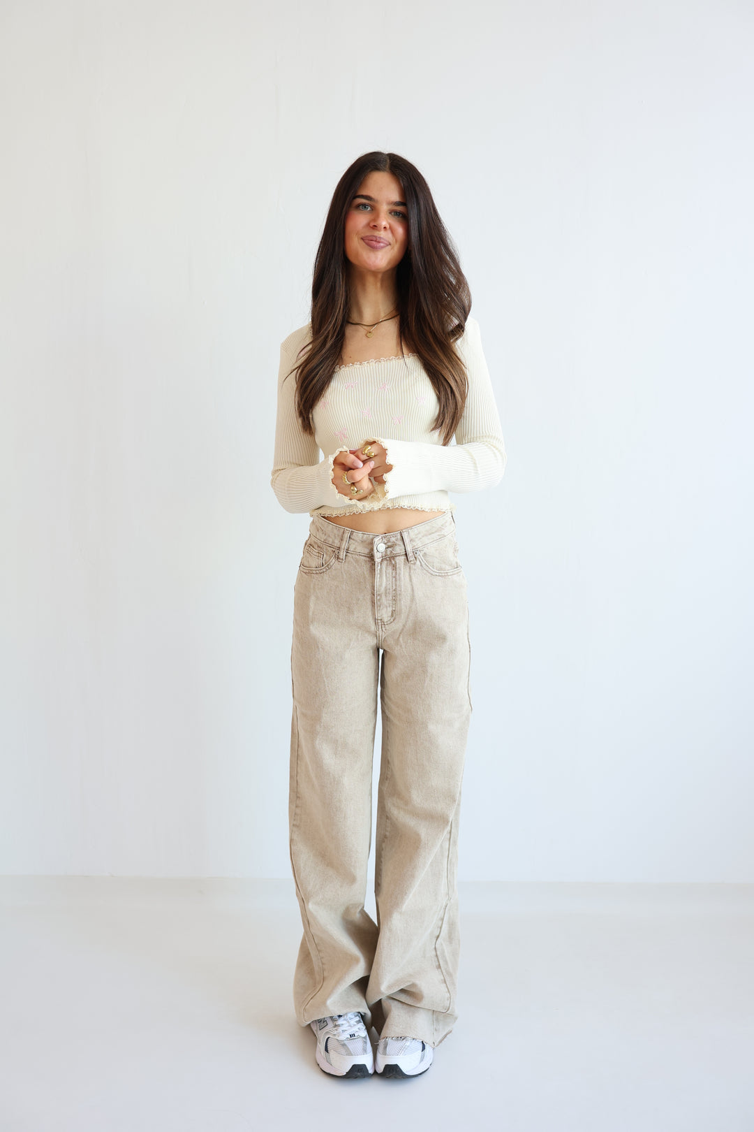 Extra Long Wide Leg Jeans Thessa