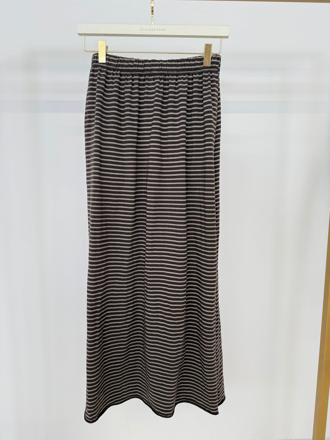 STRIPED SWEAT SKIRT DENIM BLUE (B-WARE)