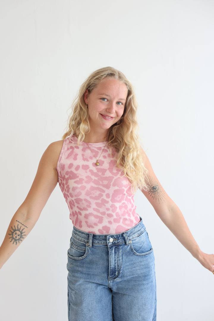 Animal Print Leopard Tank Top