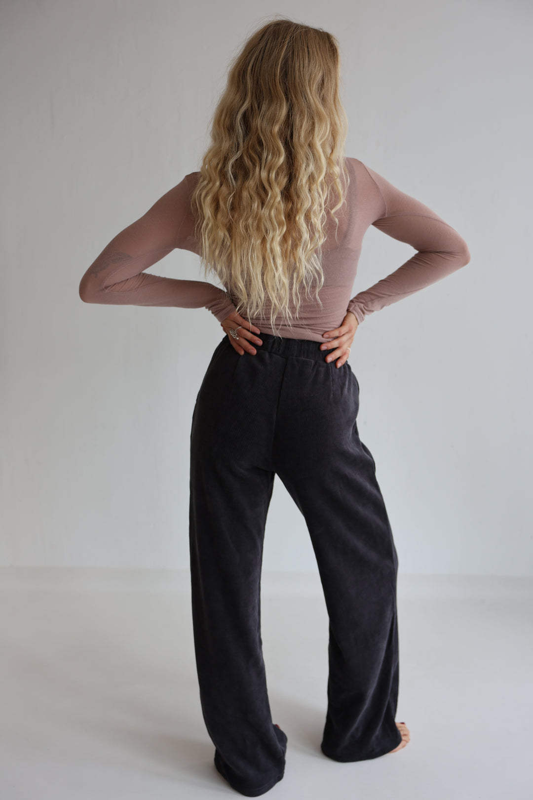 Casual Fit Cordhose