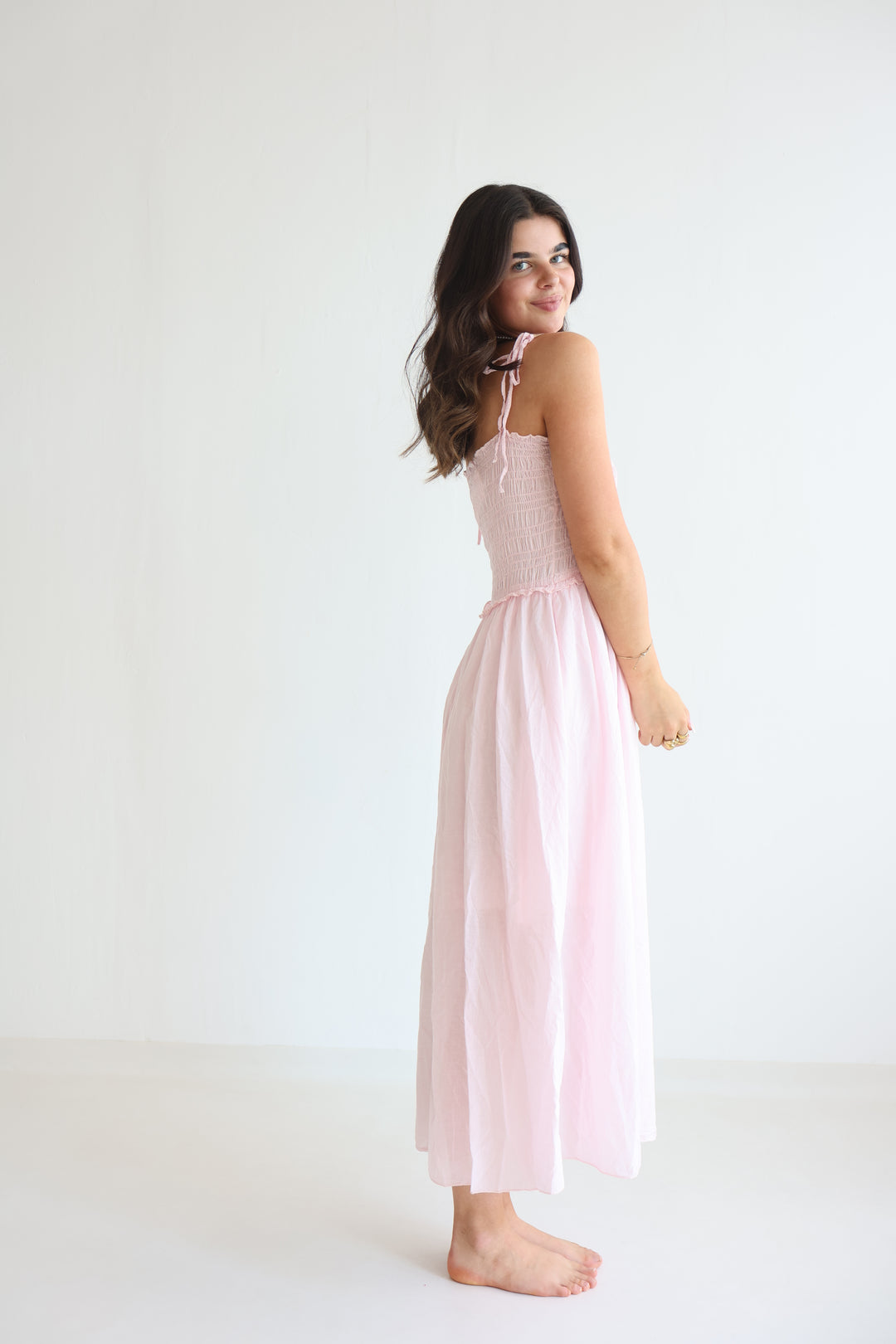 Soft Horizon Cotton Dress