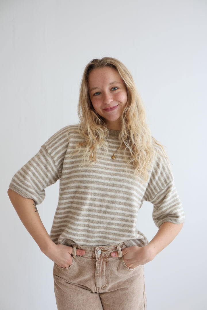 Short Striped Knit