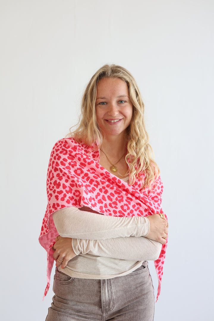 Musselintuch Neon Wild