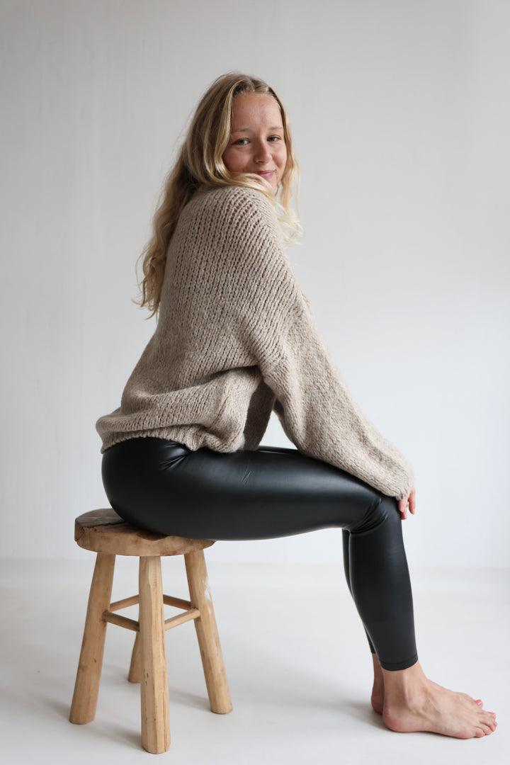 Lederleggings Casual Fit