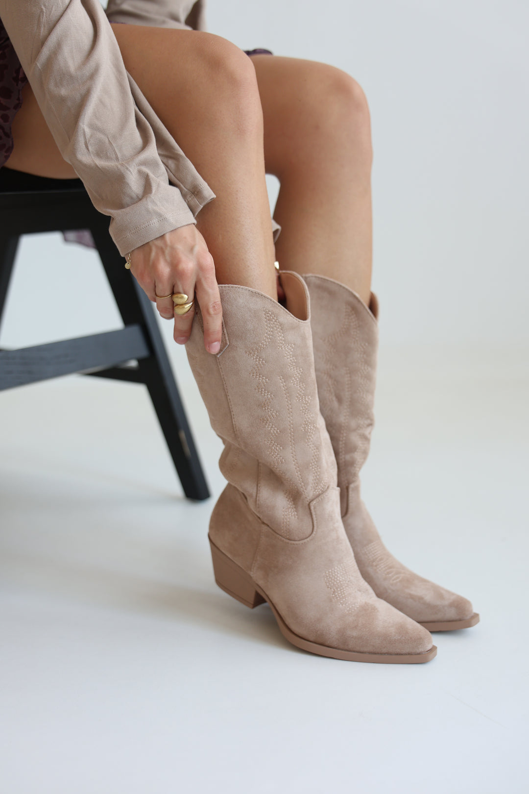 Saddle Sand Cowboy Boots