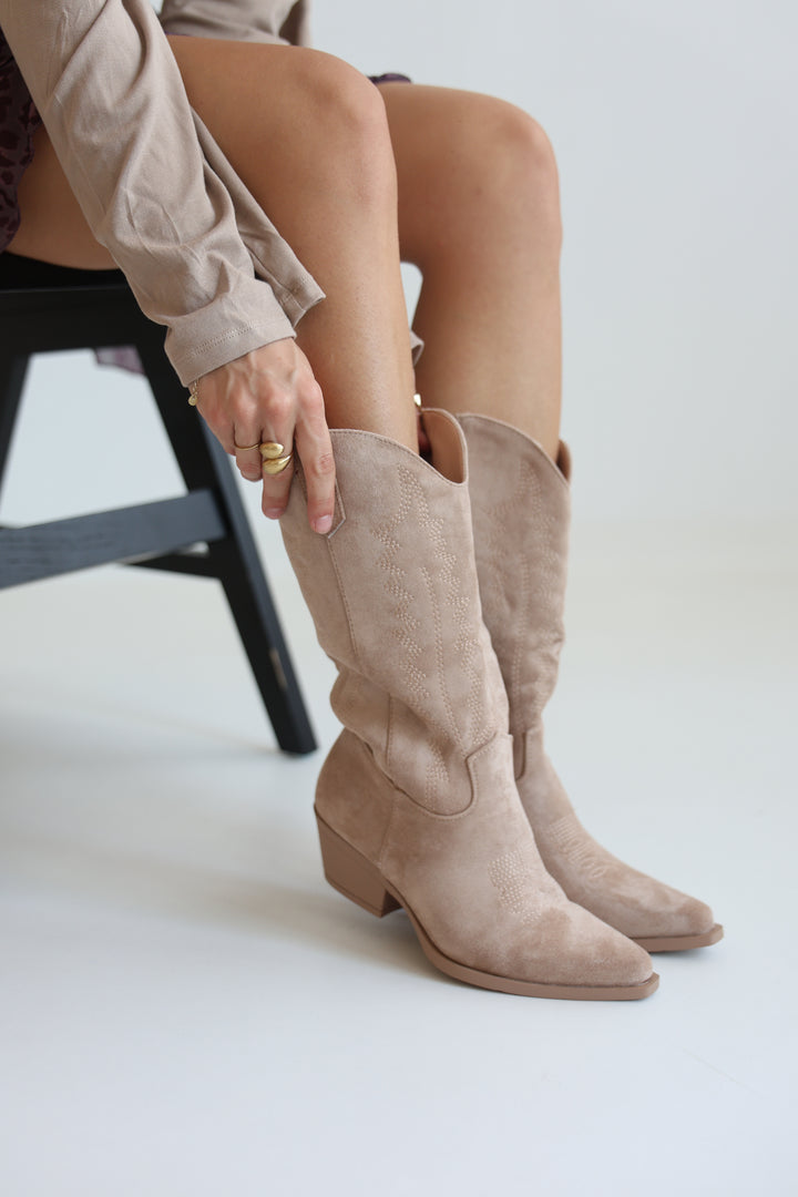 Saddle Sand Cowboy Boots