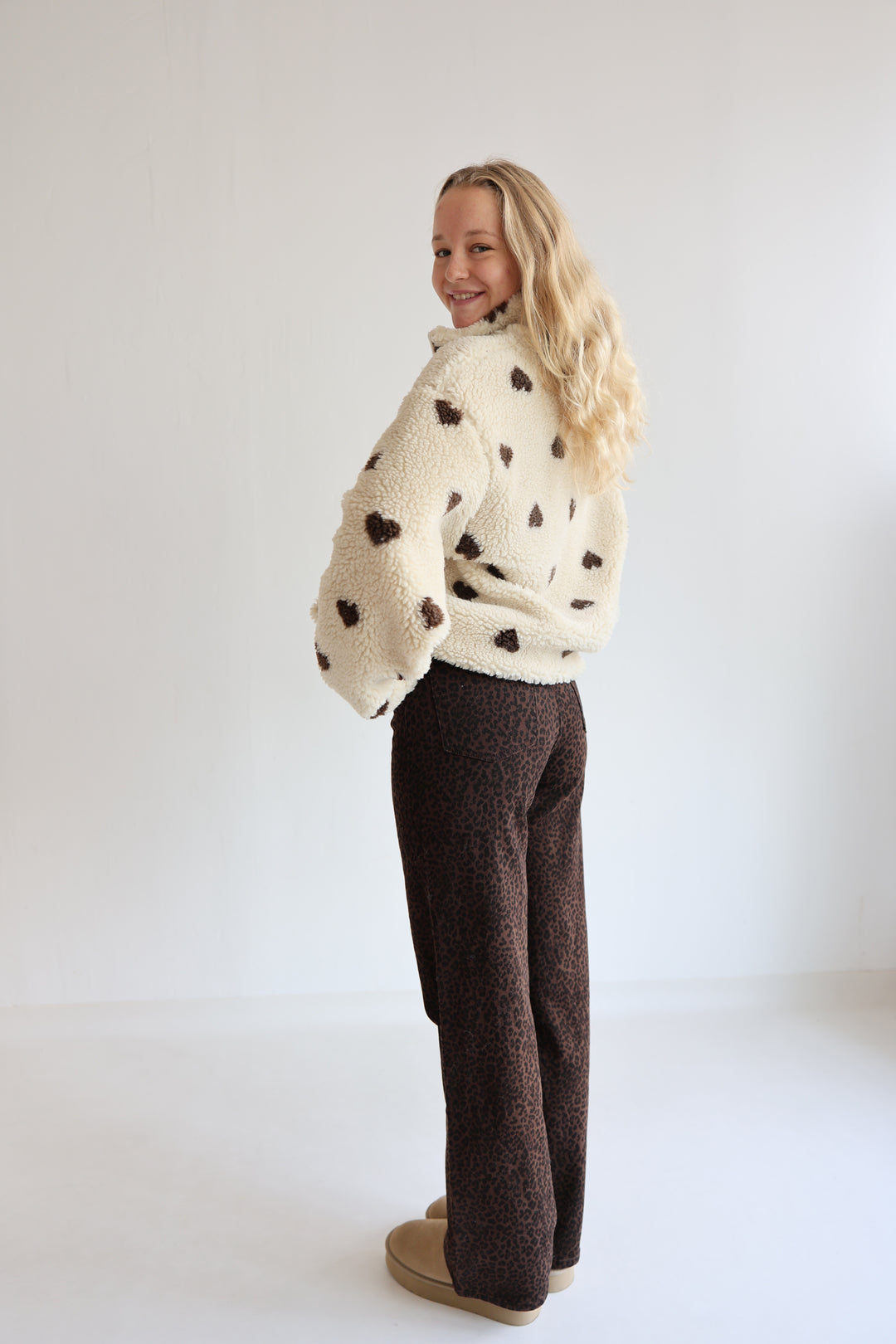 Fleece Zipper Warm Hearted