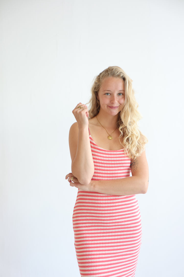 Striped Knit Dress