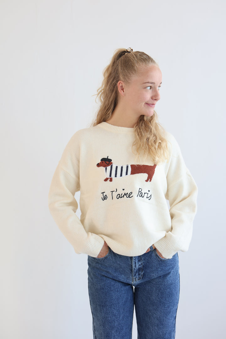 Je T’aime Paris Knit