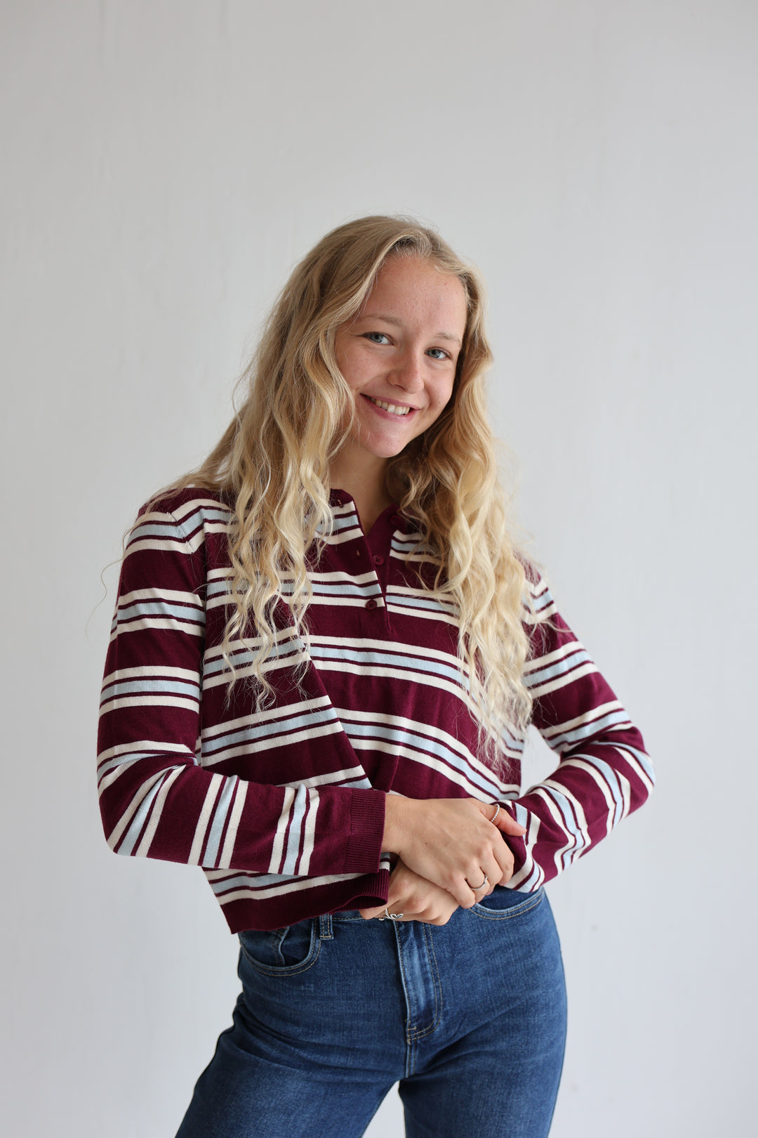 Fine Stripes Long Polo
