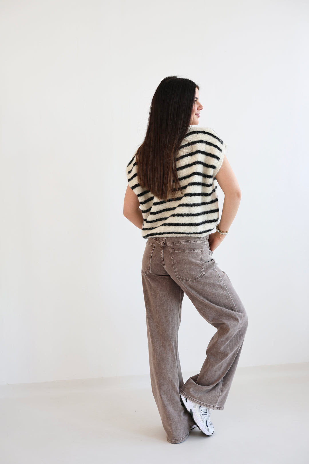 Wide Leg Jeans Cocoa Shades