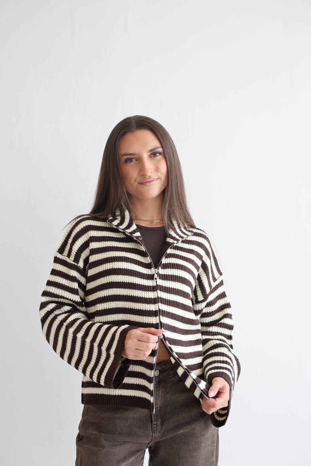 Easygoing Stripe Cardigan