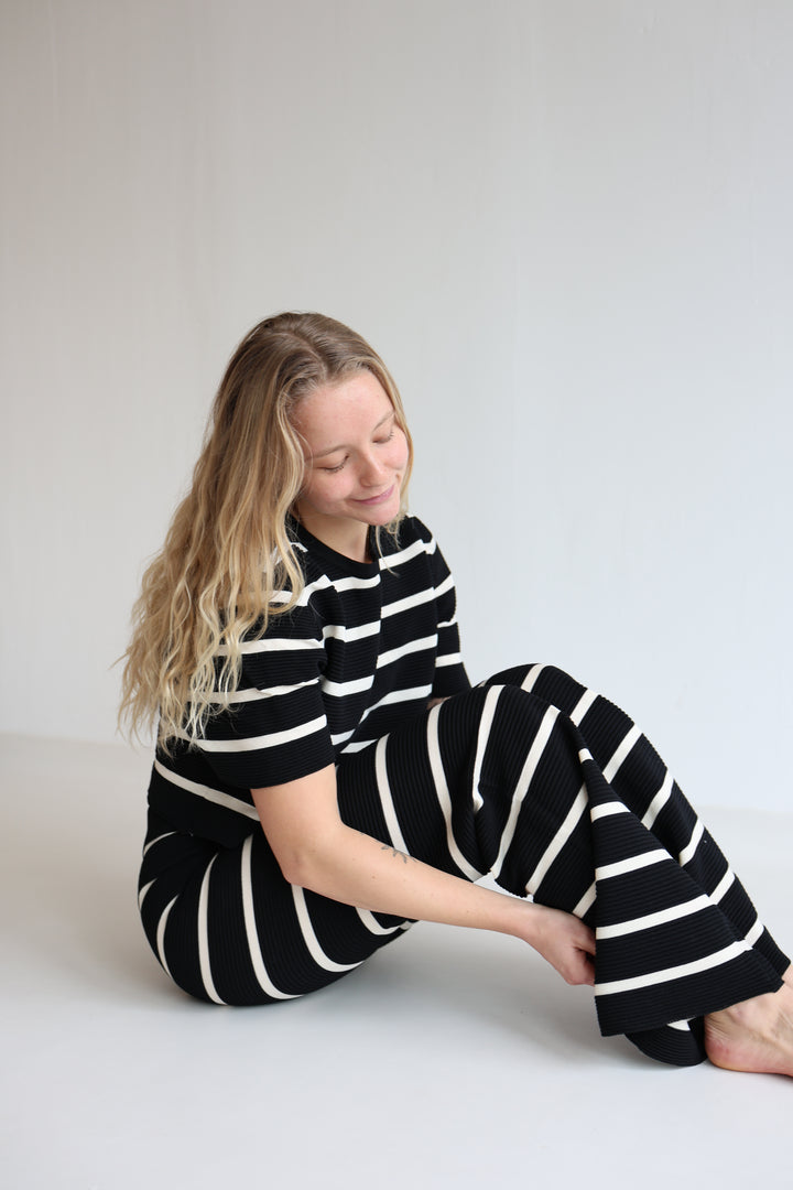 Lange gestreifte Hose Sandy Stripes