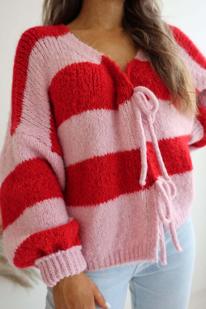 Gestreifter Cardigan Luana