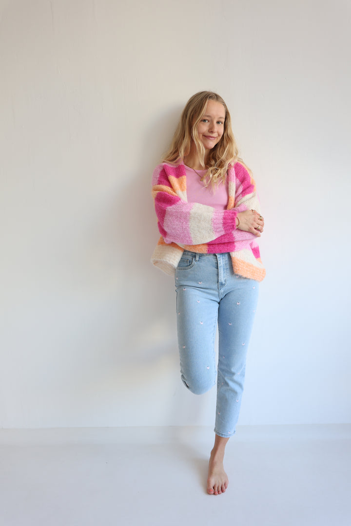 Cardigan Peach Blossom