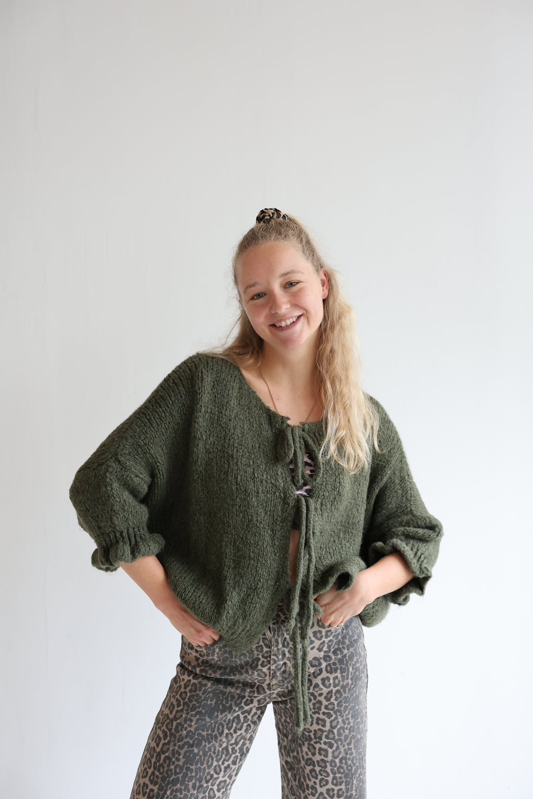 Cardigan mit Schleifen Lilly (3/4-Arm)