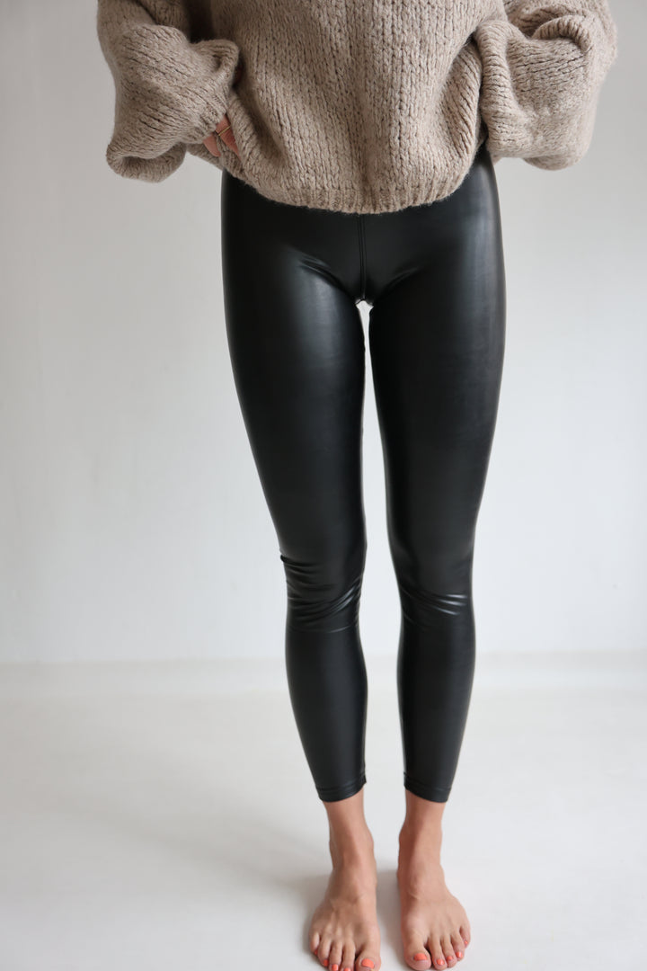 Lederleggings Casual Fit