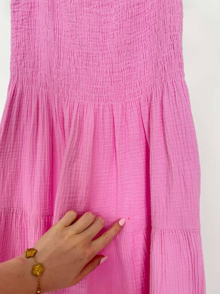 LANGES KLEID MIT RAFFUNG LIVIA BLOSSOM (B-WARE)