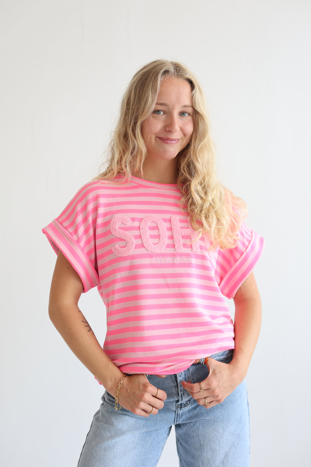 Gestreiftes T-Shirt Soho New York