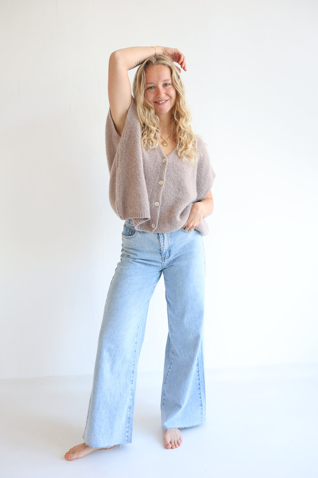 Lockere Pullunder-Weste Gina