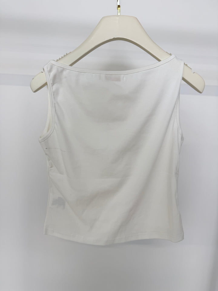 LOUNGE TANKTOP CASUAL FIT WEISS M/38 (B-WARE)