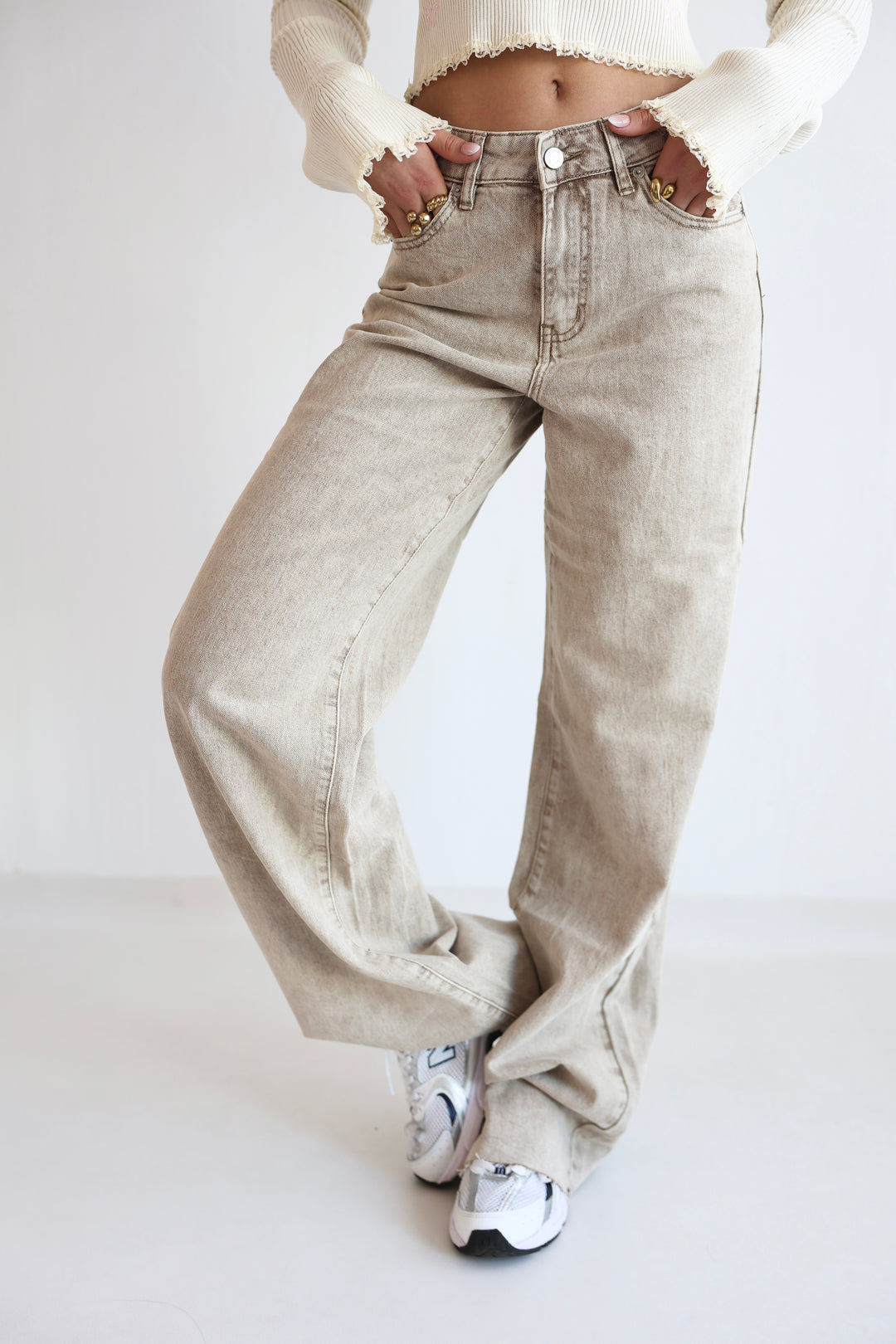 Extra Long Wide Leg Jeans Thessa