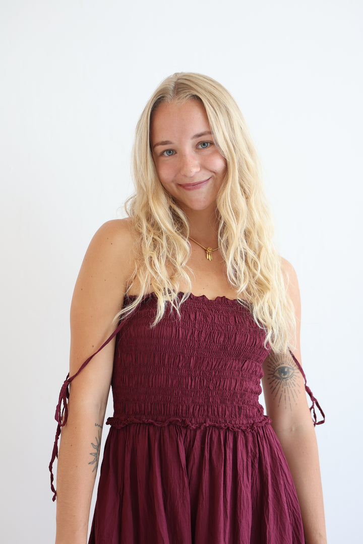 Soft Horizon Cotton Dress
