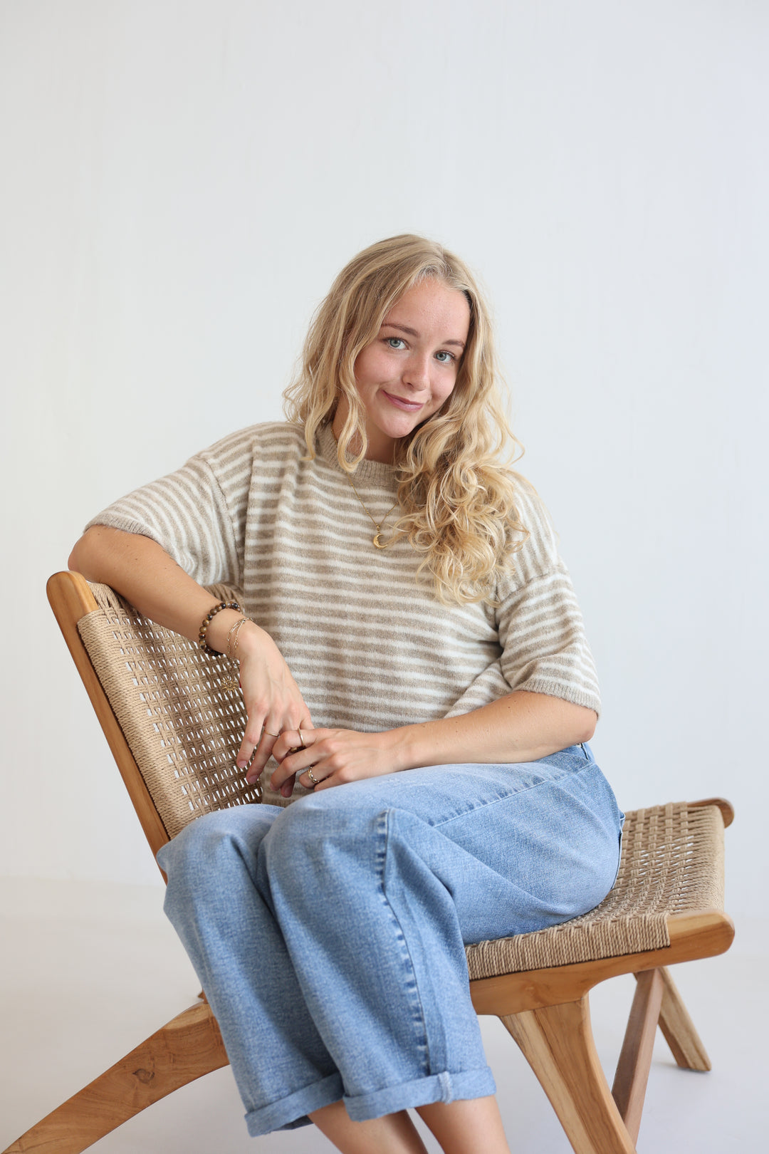 Dreamy Short-Sleeve Knit