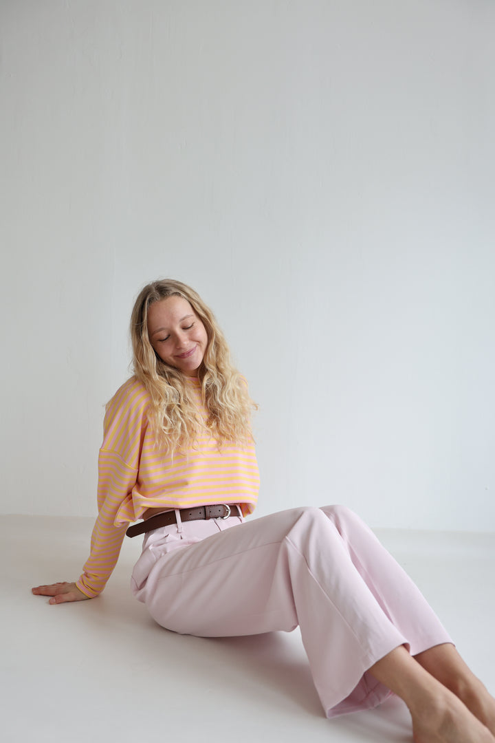 Bundfaltenhose mit Gürtel Anna