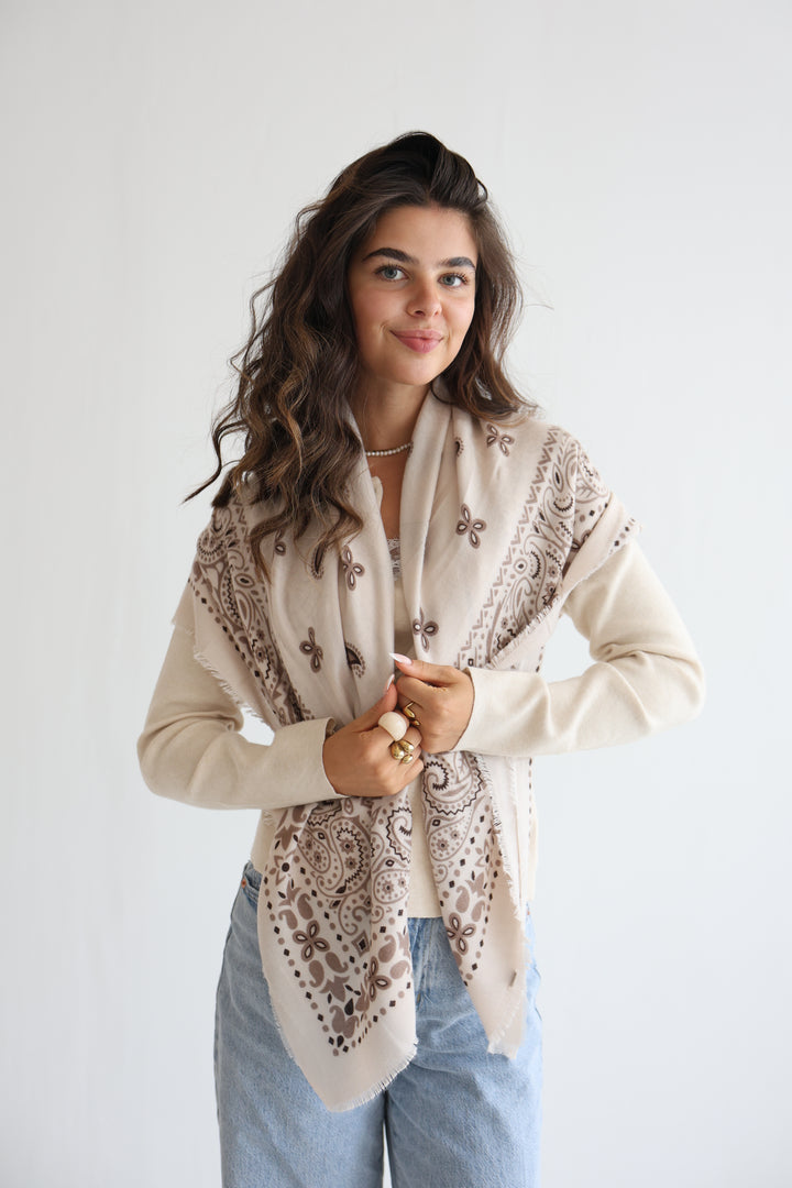 Vintage Paisley Scarf