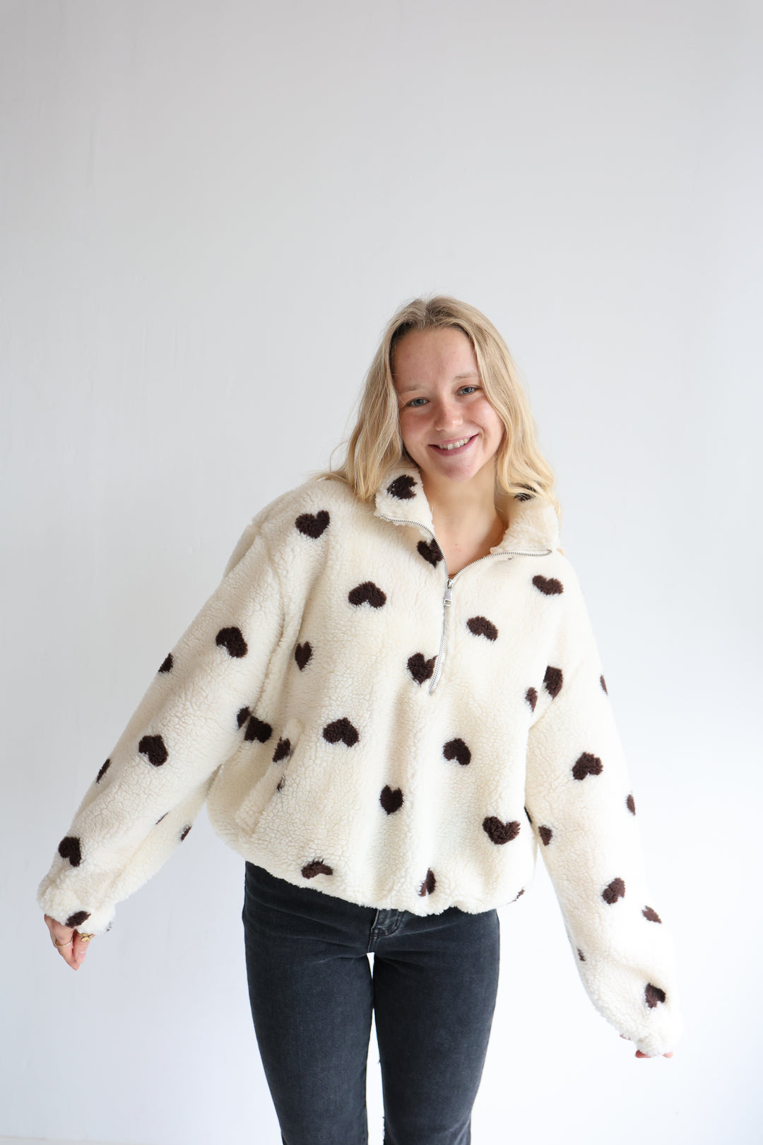 Teddy Zipper Warm Heart