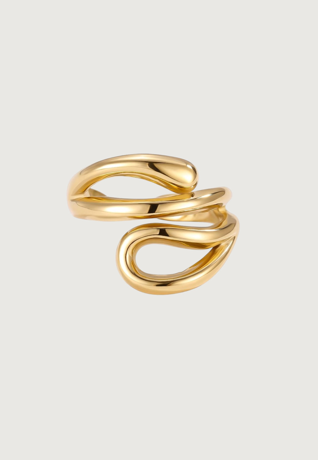 Golden Loop Ring