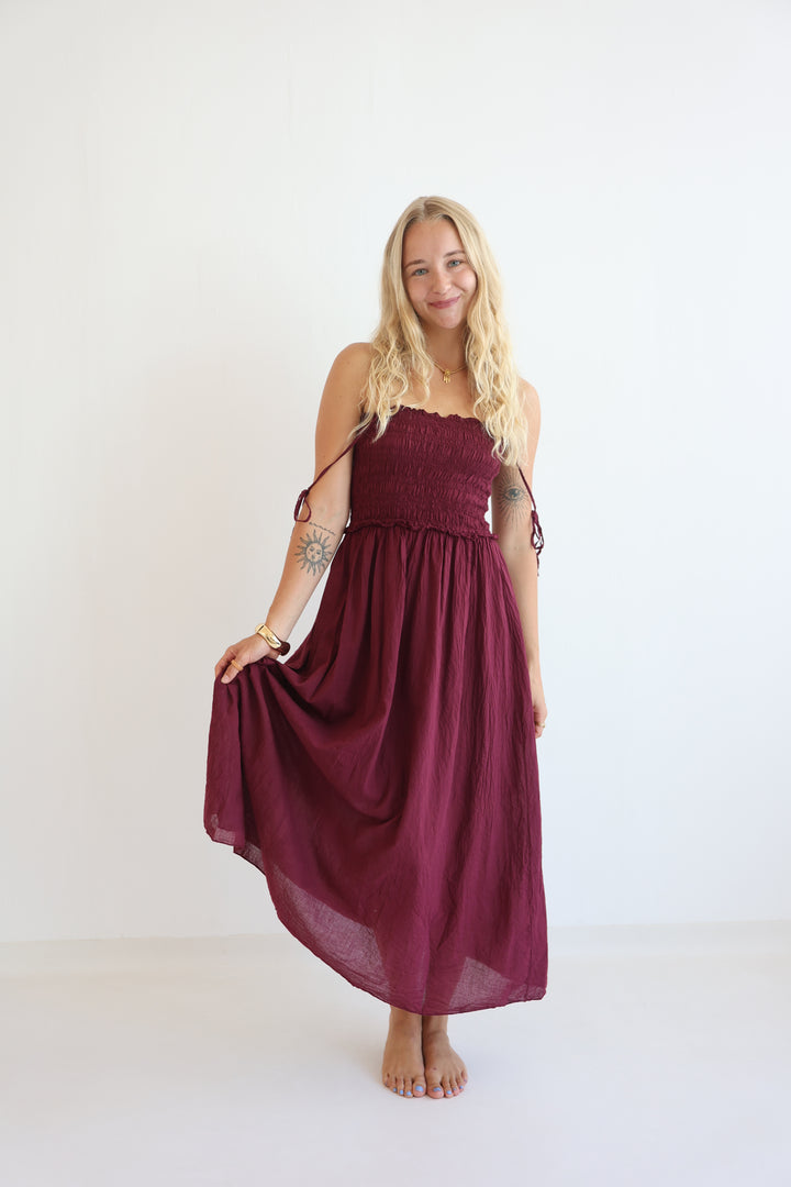 Soft Horizon Cotton Dress
