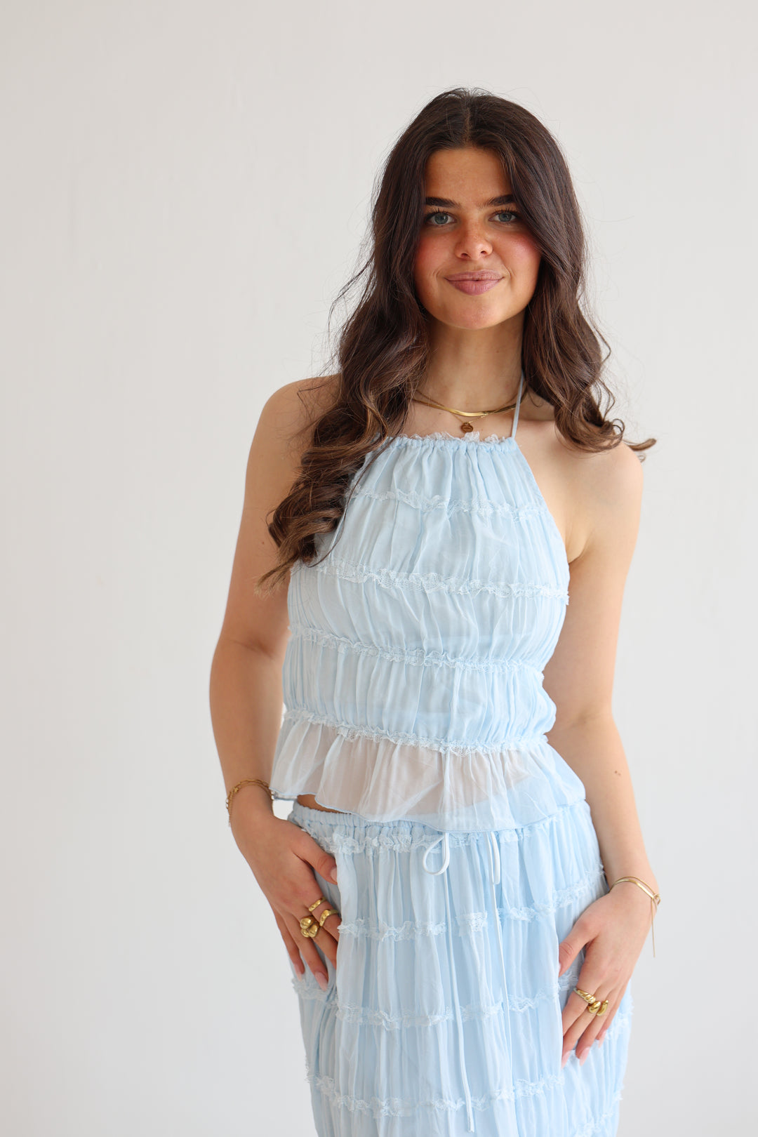 Sunlit Ruffle Top