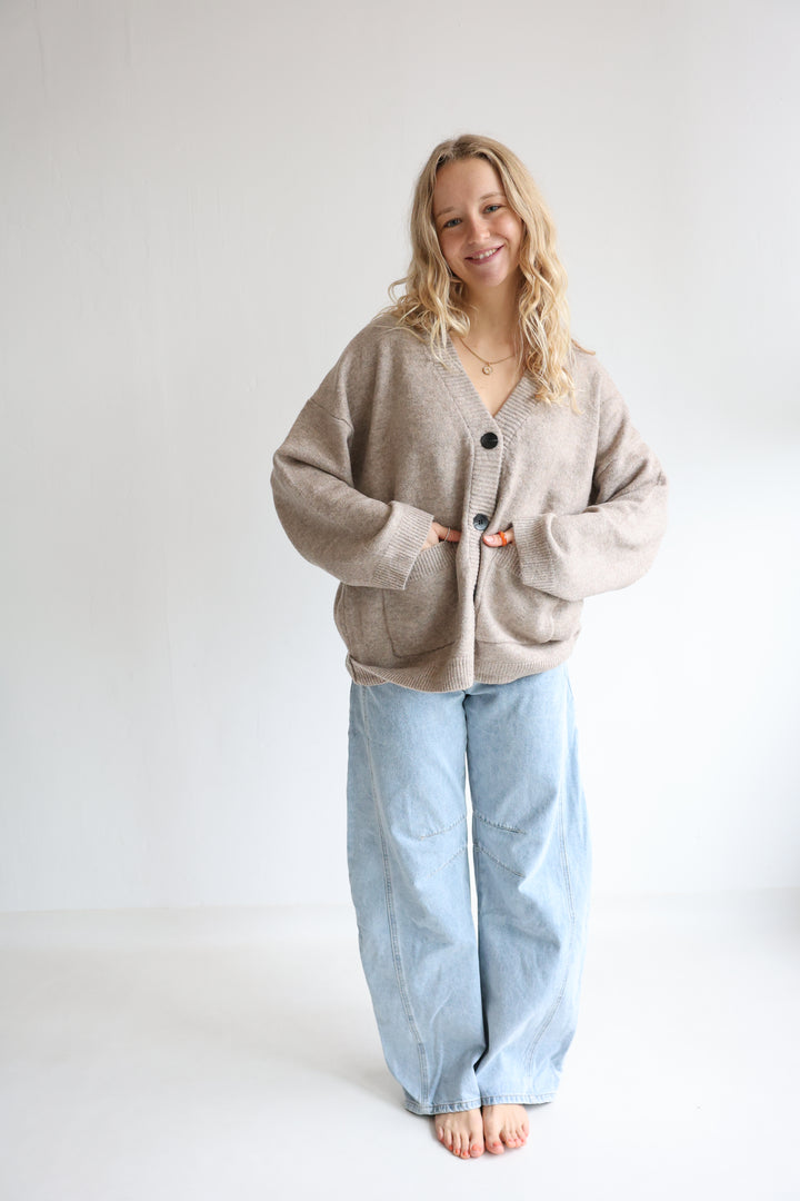 Oversize Cardigan Casual Love
