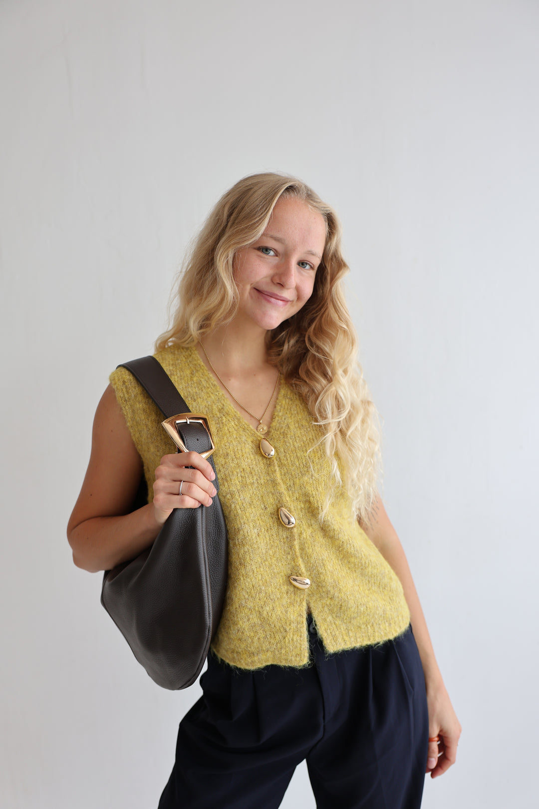 Weste Golden Button