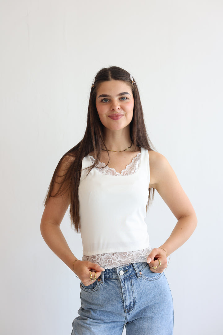 Sweet Lace Cami Top