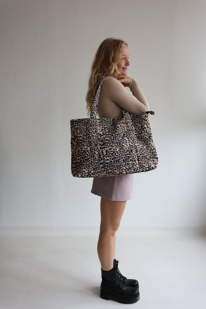 Leopard Print Tote Bag