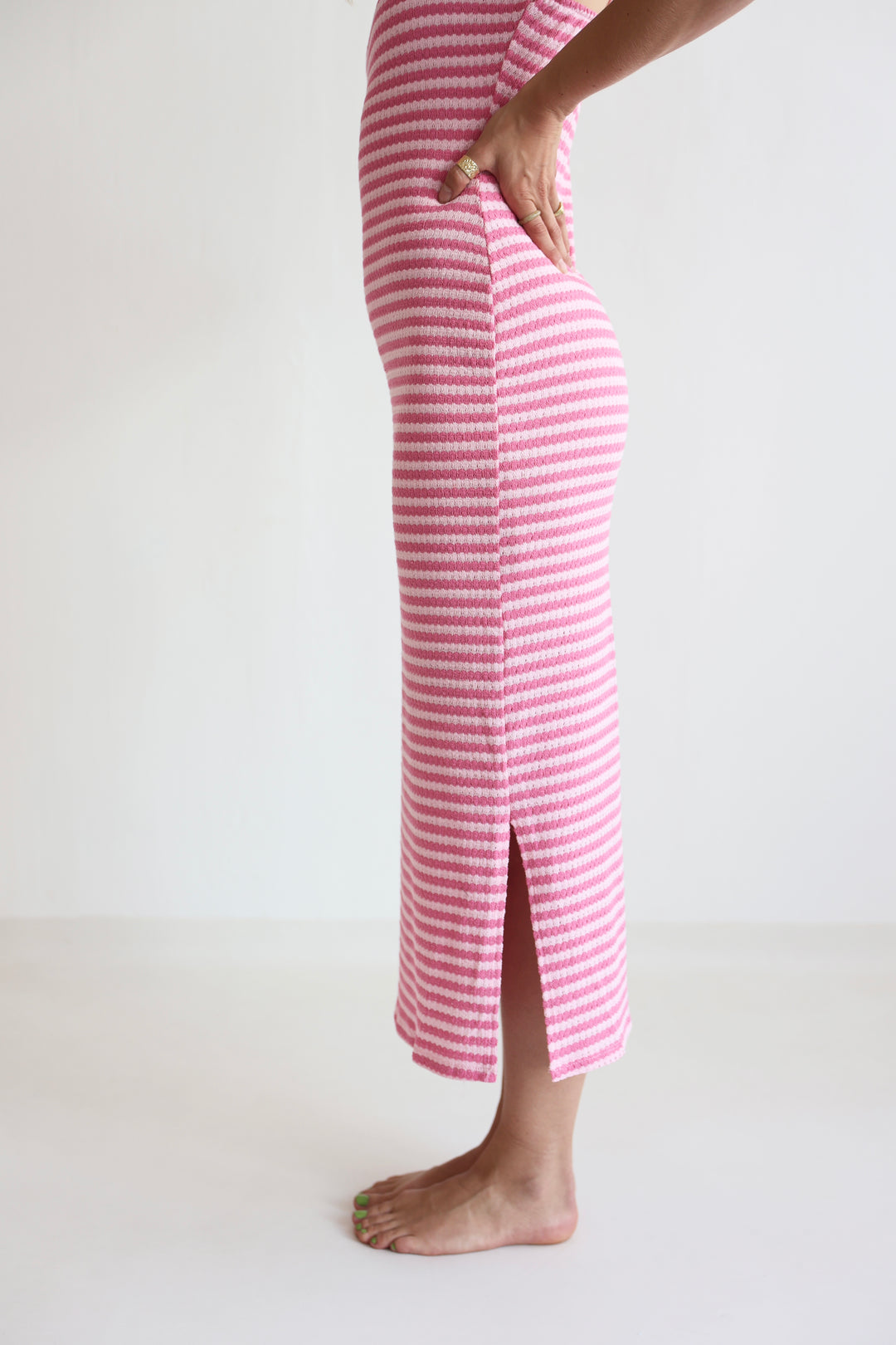 Striped Knit Dress